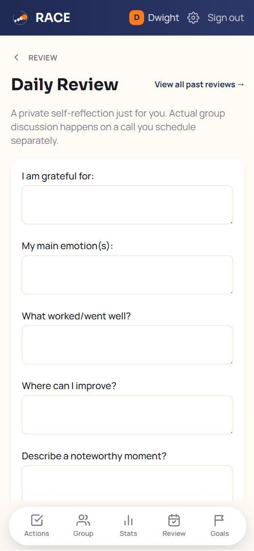 Daily review reflection questions